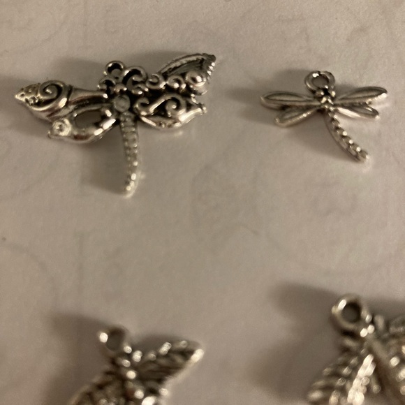 Lot of 6 charms/pendants firefly theme for jewelry - Picture 3 of 4